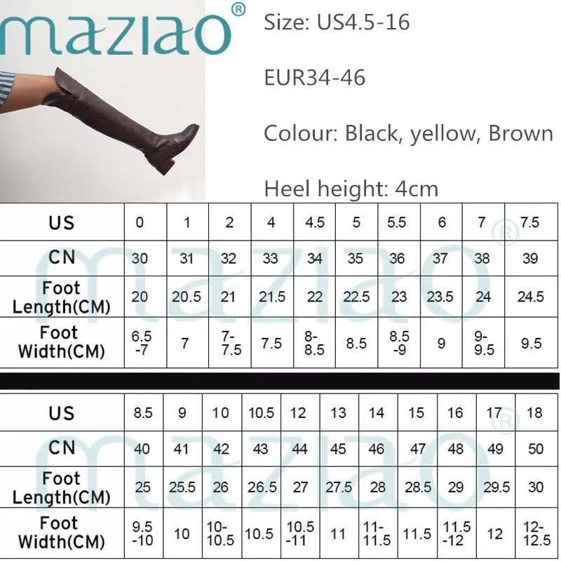 Plus Size Over Knee Thigh High Boots Women Autumn Sexy Thin High Heels Platform Women Shoes Square Heel Loose Boots MAZIAO
