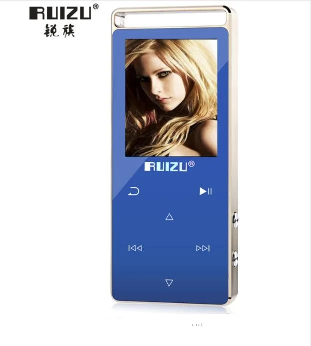Оригинальный ruizu D01 Сенсорный экран MP3 плееры 8 ГБ с fm Радио книги ПЕДО метров голос