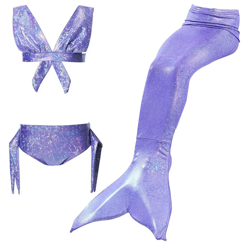 mermaid tails swimwear purple DH17-1