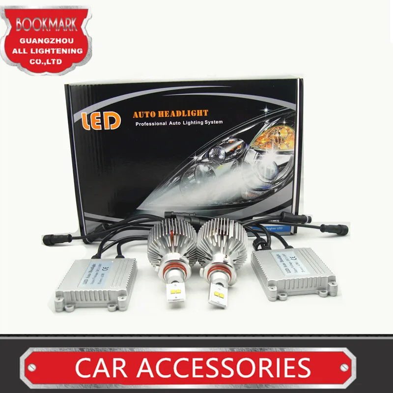 

H4 Hi/Lo 9000lm Car Headlight light Conversion Kit Lumileds LMZ LED K.O. Kit