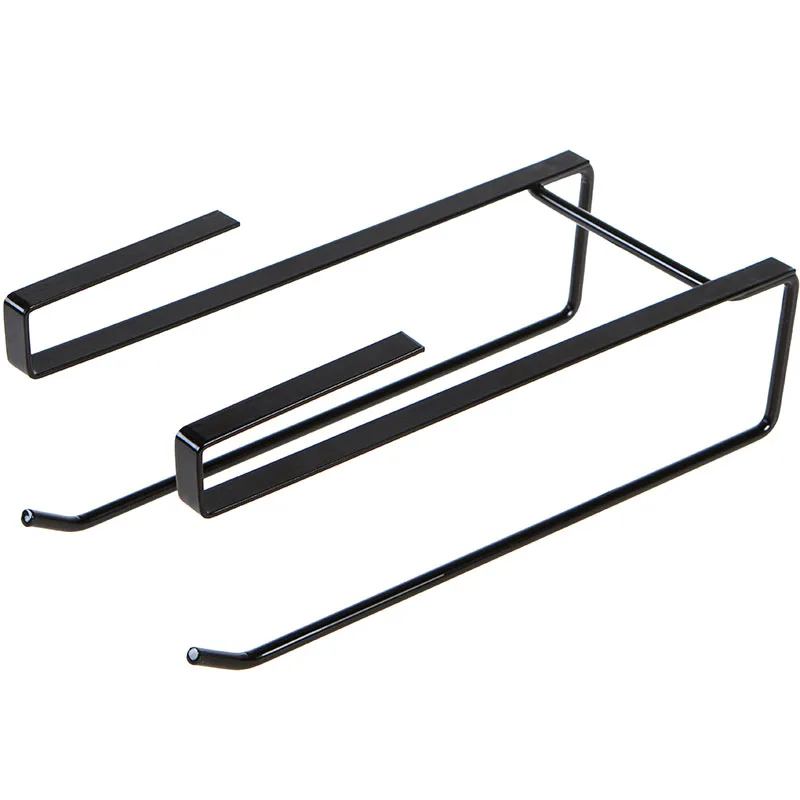 

B040 Creative simple free stiletto iron door hanging type cabinet rack kitchen roll rack cabinet separator layer storage rack