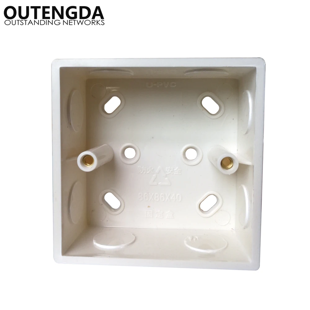 

86 type flush type Junction Box Wall Socket Switch Outfit Bottom box, Mount On the wall for Wall Switch or 86-type Wireless AP
