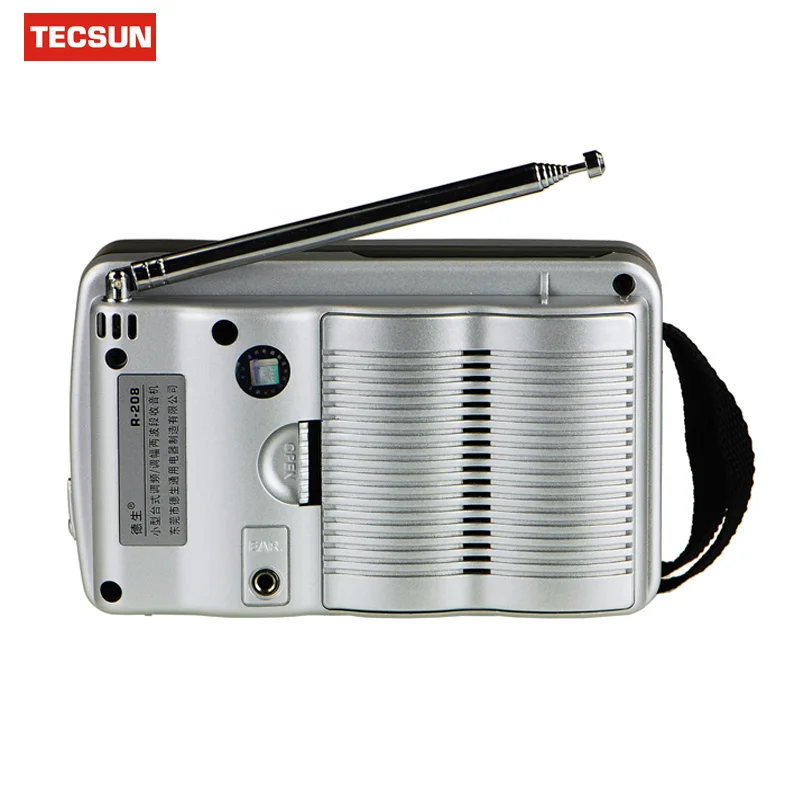 Оригинальный портативный мини радиоприемник Tecsun R 208 AM двухдиапазонный карманный