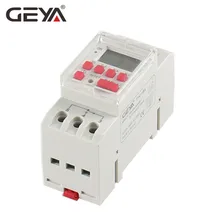 Free Shipping GEYA THC-20A Programmable Timer with Battery 7 Day Time Switch 20A DC Timer 12V 24V110V 220V 240V