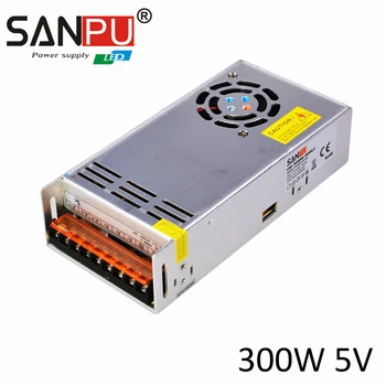 

Voltage Transformer 60A 300W AC 220V to DC 5V Switch Power Supply for Led Strip LED Display Billboard Industrial Equipment