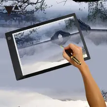 Promo offer AMZDEAL A4 LED Light Pad Stencil Board Tablet Tracing Drawing Board Table Tattoo Display Box Tracing Table 3 Gear Dimming