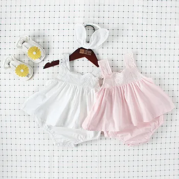 

Newborn Baby Girls Dress lace romper dress Summer Cotton Dresses For Baby Girls 1 Year 1st Birthday Party Outfits Kids Clothes