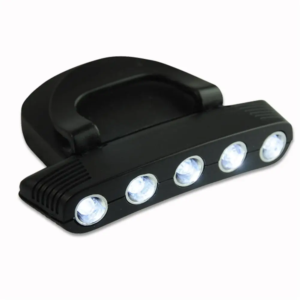 

TSLEEN 5 LED BRIGHT CAP CLIP ON LAMP LIGHT NIGHT FISHING HIKLING CAMPING MINING FUN OUTDOOR ACTIVITES 3 MODLES LAMP