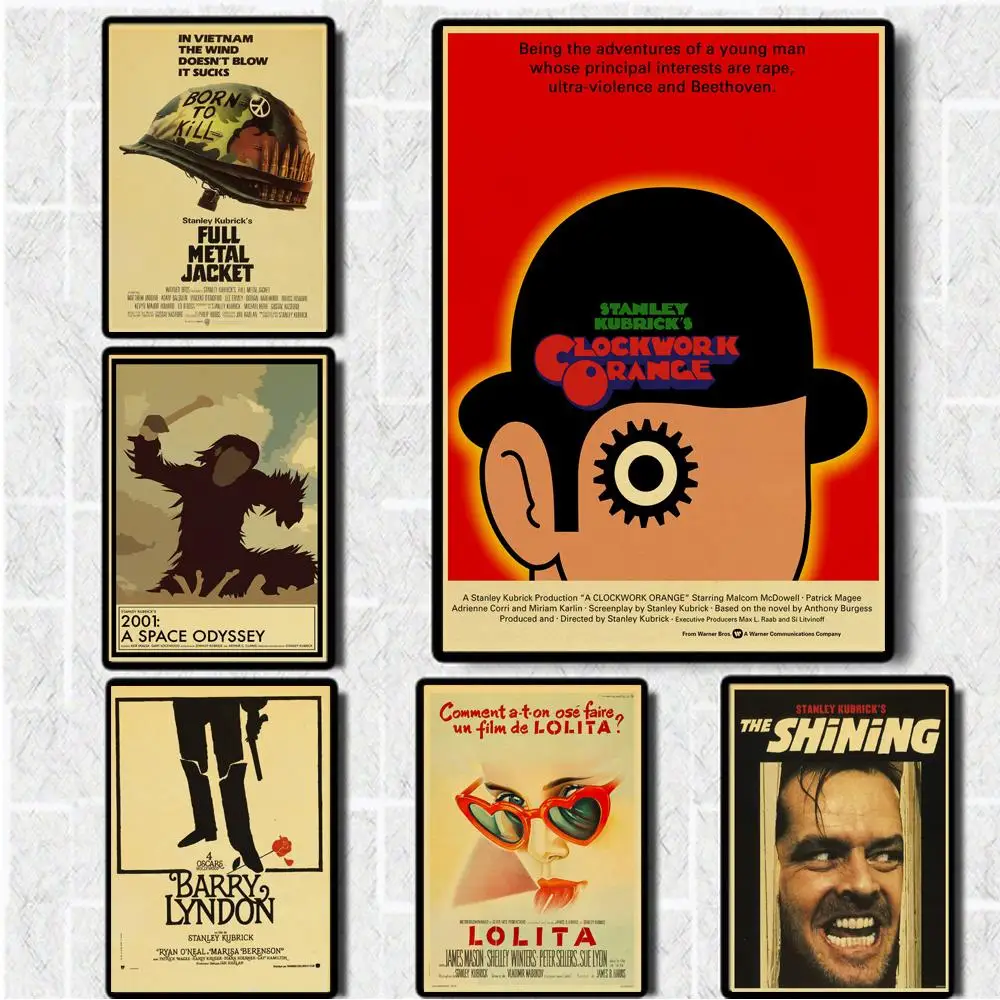 Kubrick классический постер фильма Сияющий/2001 космическая Одиссея/заводной