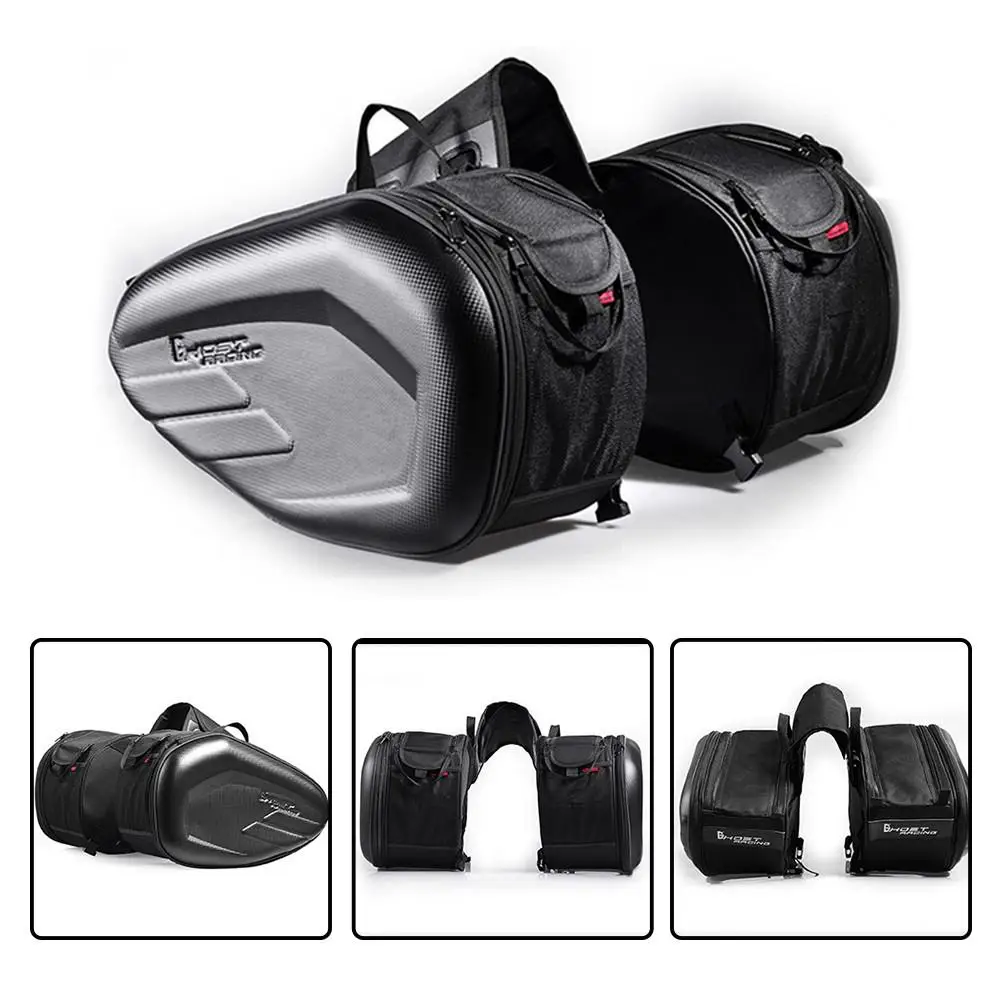 

Motorcycle Side Bag Saddle Bag Locomotive Bag Side Bag Bilateral Helmet Bag Travel Riding Bag Suitable For Motorcycle Riding