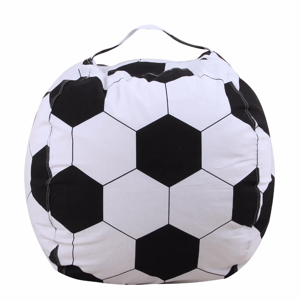 

7 Colors 38 Inches EXTRA LARGE Stuff 'n Sit - Stuffed Animal Storage Bean Bag Cover Available in 5 Patterns - Clean up