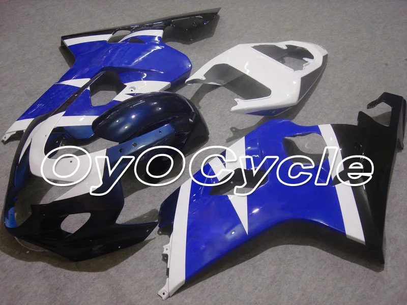 

For Suzuki 04-05 GSXR600 GSXR750 K4 GSXR 600 750 Injection Motorcycle ABS Fairing Bodywork Kit 2004 2005 Blue Black
