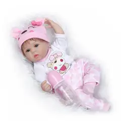 NPKCOLLECTION 16 "реалистичные Reborn Baby Doll из мягкой натуральной нежное прикосновение новорожденных куклы играть игрушка для девочек на день