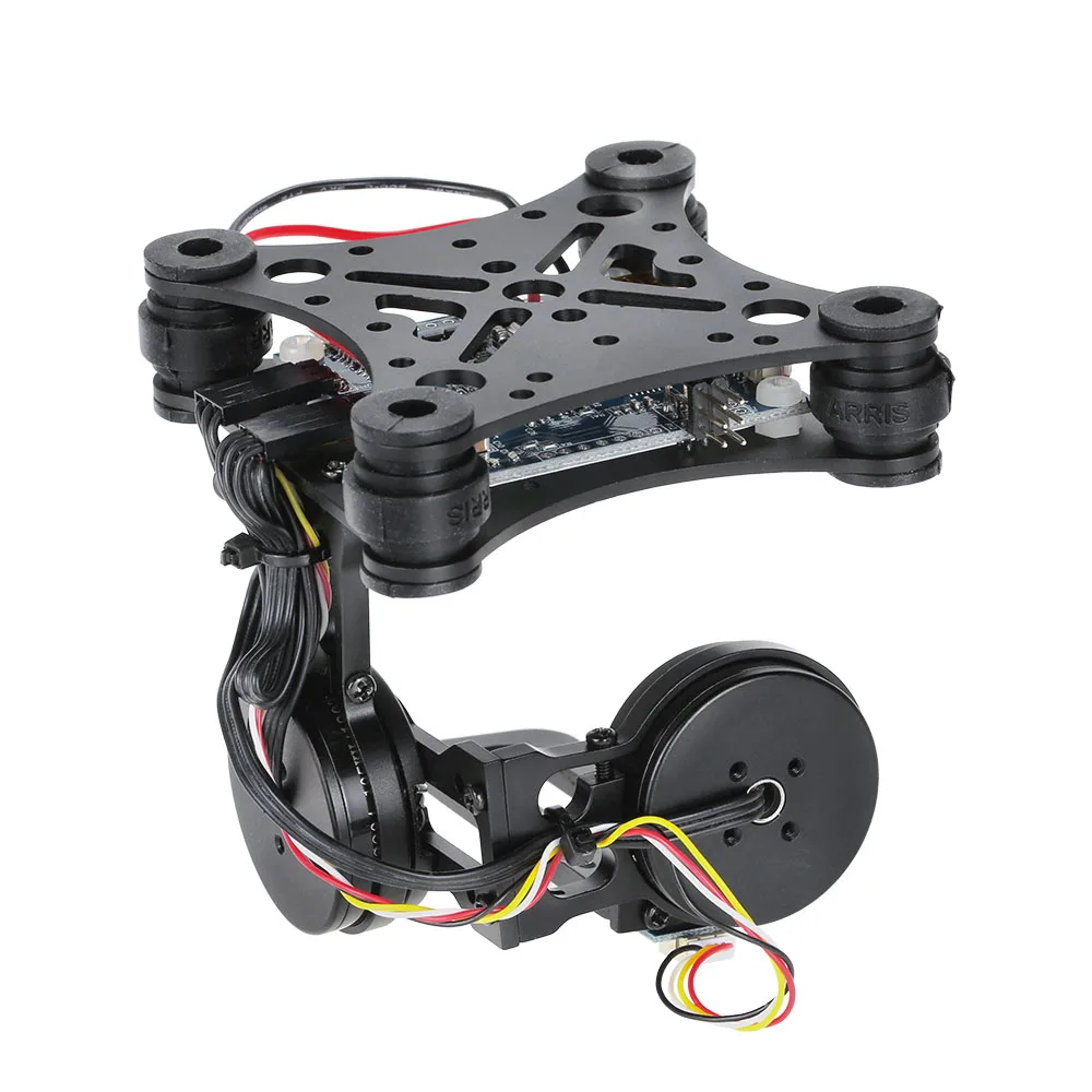 OCDAY 2 Axis Brushless Gimbal PTZ Control Panel For Gopro3 4 DJI Phantom 1 2 3 SJ4000 SJ5000 FPV Aerial Photography