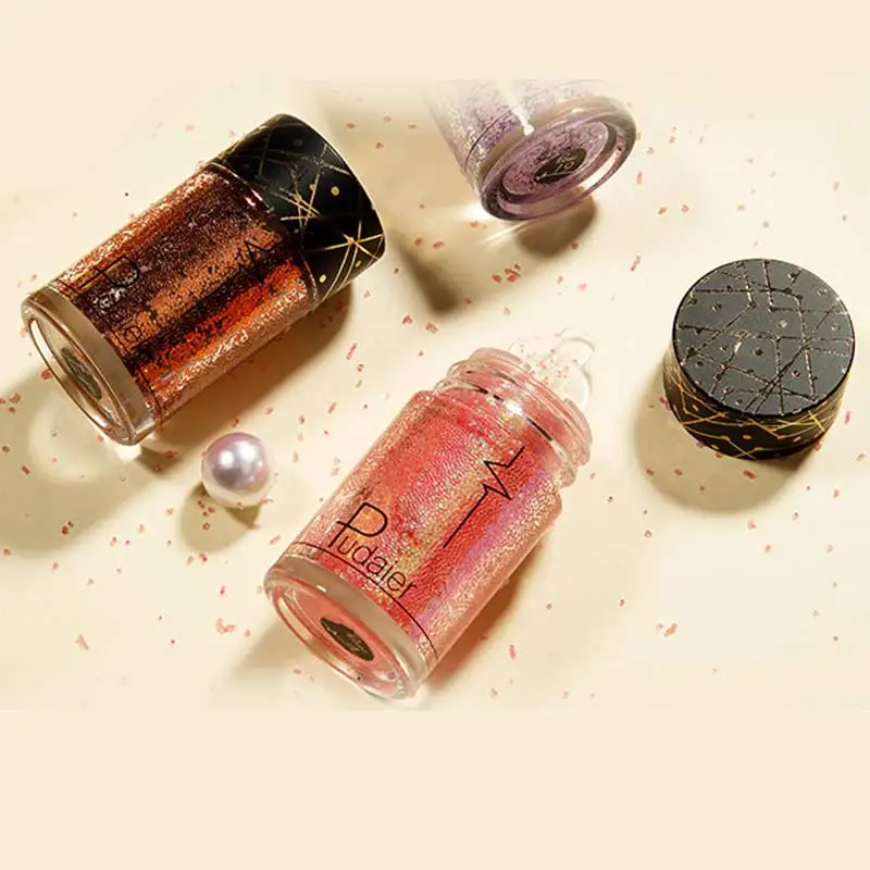 Pudaier Glitter Shimmer Powder Pigment Eyeshadow Highlighter Beauty Makeup Shiny Body Glow Festival Party Cosmetic 5