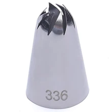 336 большая, из нержавеющей стали насадка для пирожных кондитерских принадлежностей Насадки для украшения кондитерских изделий сахарное ремесло печенье инструмент для украшения шоколада