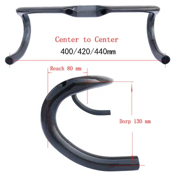 

UD lightest matte/glossy full carbon Road bike handlebar Carbon Bike Road Handlebar bicycle Bar 31.8 X 400/420/440MM