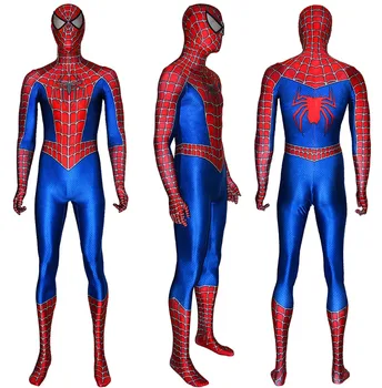 

Spider-Man Raimi Costume 3D Print Raimi Spiderman Cosplay Superhero Bodysuit Suit Jumpsuits Halloween Kids Adult suit