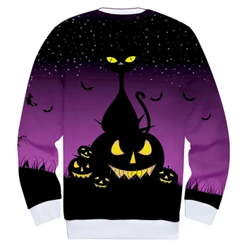 

Frdum Tommy 3D Stereoscopic Halloween Theme New Fashion Comfortable Harajuku 2019 New Arrival Unisex Sweatshirt