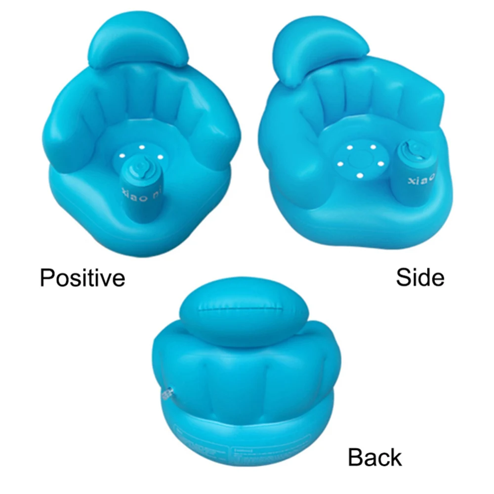 Baby Inflatable Sofa Multifunctional Baby Seat Dining Chair Seat Feeding Chair Portable Baby Bath Stool