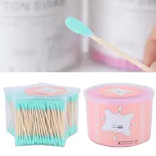 500 шт двухконцевые одноразовые палочки для снятия макияжа ватные палочки для ухода за кожей микрокисти для наращивания ресниц