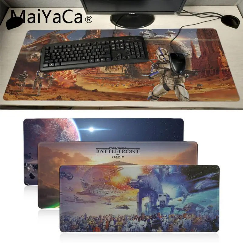 Maiyaca Star Wars Battlefront противоскользящие прочные компьютерные коврики большой коврик