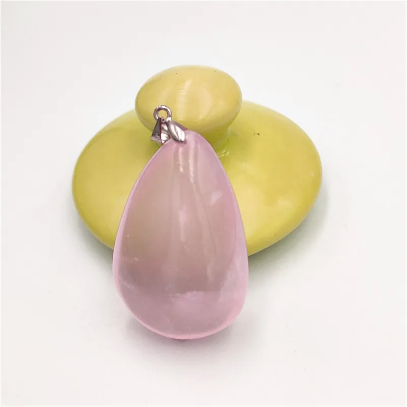 Rose Quartz Pendant Clear Mozambique (3)