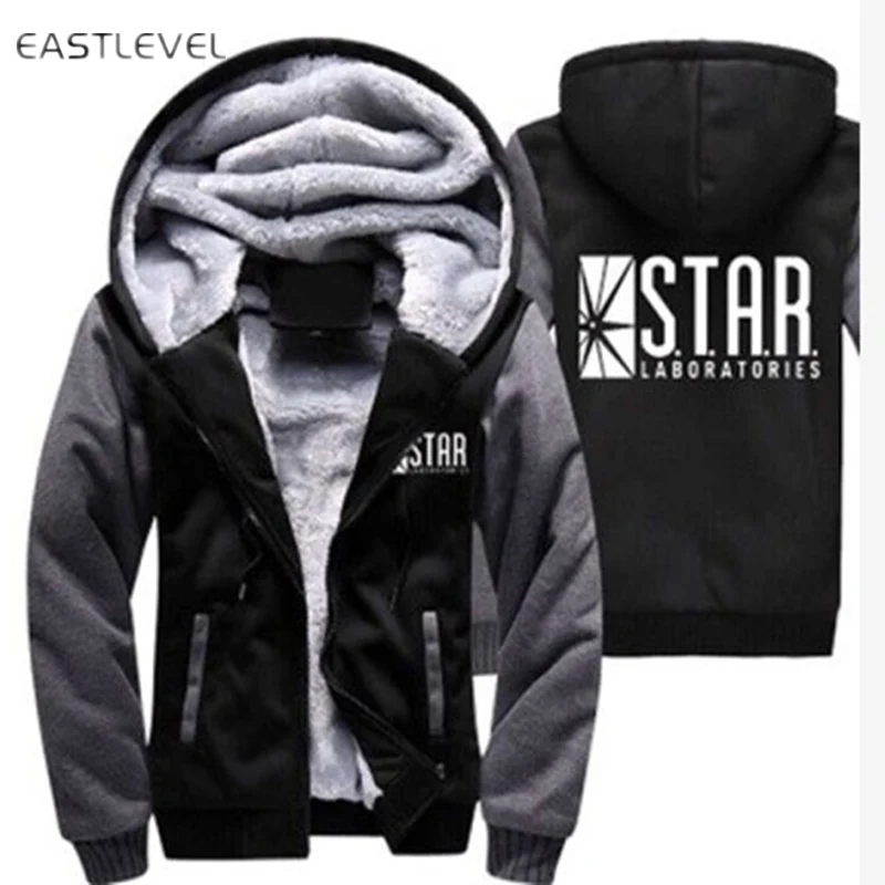 2017 Hot Sales The Flash Unisex Hoodies Hip Hop Sweatshirt Zipper Jacket Winter Fleece Thicken Hooded Coat Plus size 6XL 2017 Hot Sales The Flash Unisex Hoodies Hip Hop Sweatshirt Zipper Jacket Winter Fleece Thicken Hooded Coat Plus size 6XL