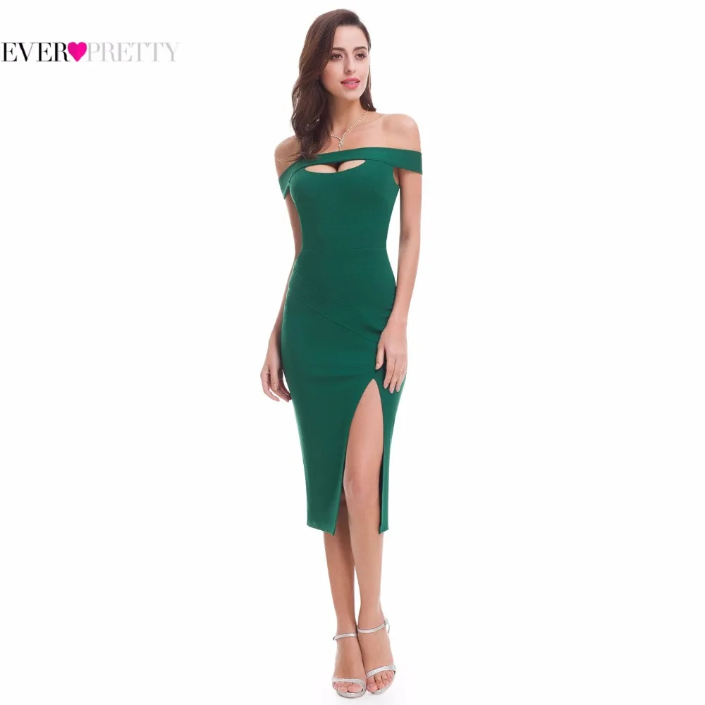 

Ever Pretty Sexy Off Shoulder Slit Bodycon Cocktail Dress EP05779DG Unique Cutout Prom Dress Designer Formal Holiday Gowns