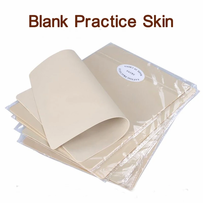 

5PCS Blank Tattoo Practice Skin / Permanent Makeup Eyebrow Tattoo Practice Skin Training Skin