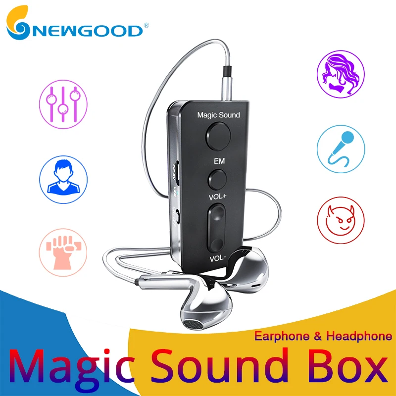 Magic Sound Stereo voice changer Wired Earphones with Microphone 3 5mm Jack for Mobile font b