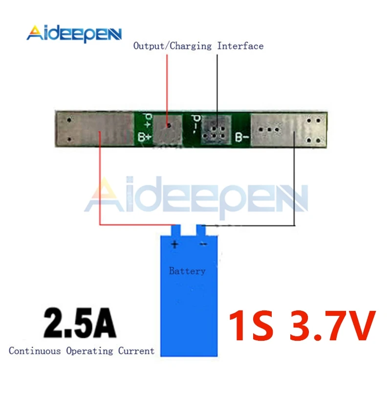 1S 2S 3S 4S 2.5A 5A 6A 8A 10A литий-ионный аккумулятор 18650 защита зарядного устройства 3,7 в 7,2 в PCB BMS для Lipo батареи