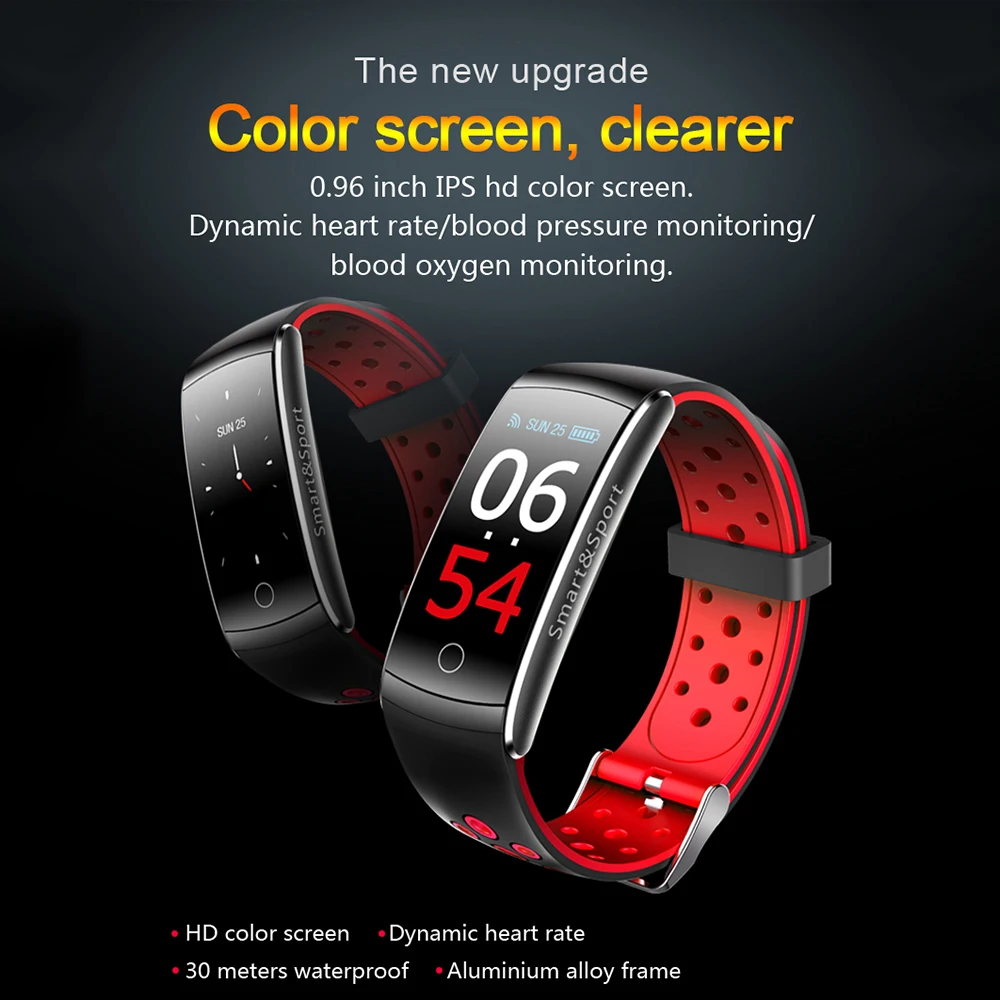 IP68 Swim Color Touch Smart Watch HR/BP/O2 Smart Wristbands Monitor Fitness Bracelet For IOS/Xiaomi/Honor PK Mi Band 3/Fit Bit 3 IP68 Swim Color Touch Smart Watch HR/BP/O2 Smart Wristbands Monitor Fitness Bracelet For IOS/Xiaomi/Honor PK Mi Band 3/Fit Bit 3