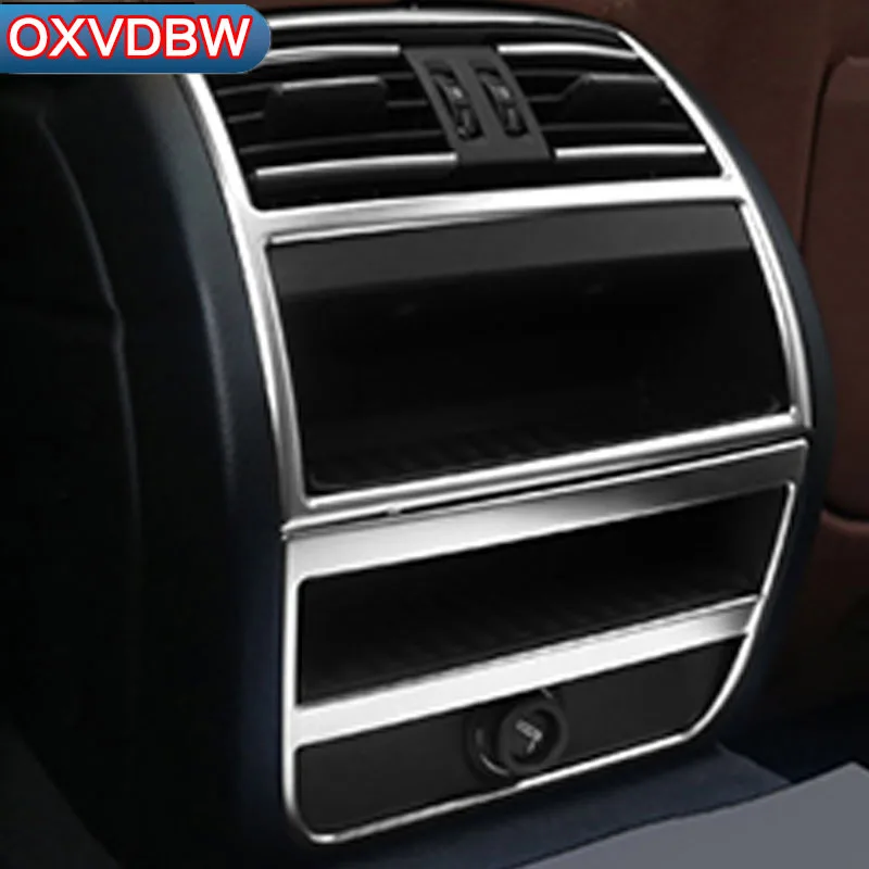 

Car Rear Air Conditioning Outlet Frame Decor Back AC Vents Trim Refit Stickers for bmw f10 5 Series Accessories Car Styling