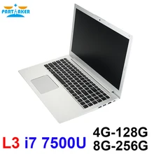 Partaker L3 i7 7500U Dual Core 15.6 inch Laptop Computer UltraSlim Laptop with Bluetooth WiFi Backlit Keyboard