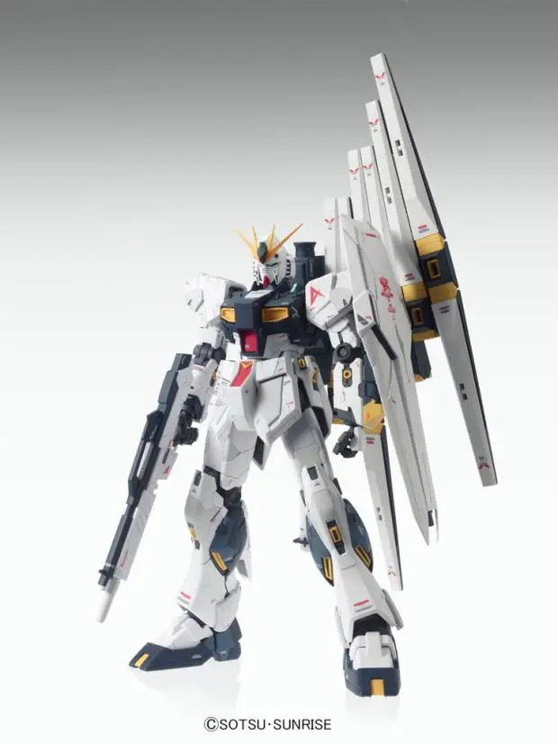 Japaness BANDAI Gundam MG 1/100 модель RX-93 в GUNDAM Ver. Ka стиль мобильный костюм детские игрушки