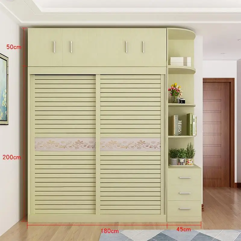 Garderobe Armario деревянный Giyim Gardrop Meuble Rangement Szafa Chambre Kast Mueble De Dormitorio шкаф для спальни - Цвет: Version I