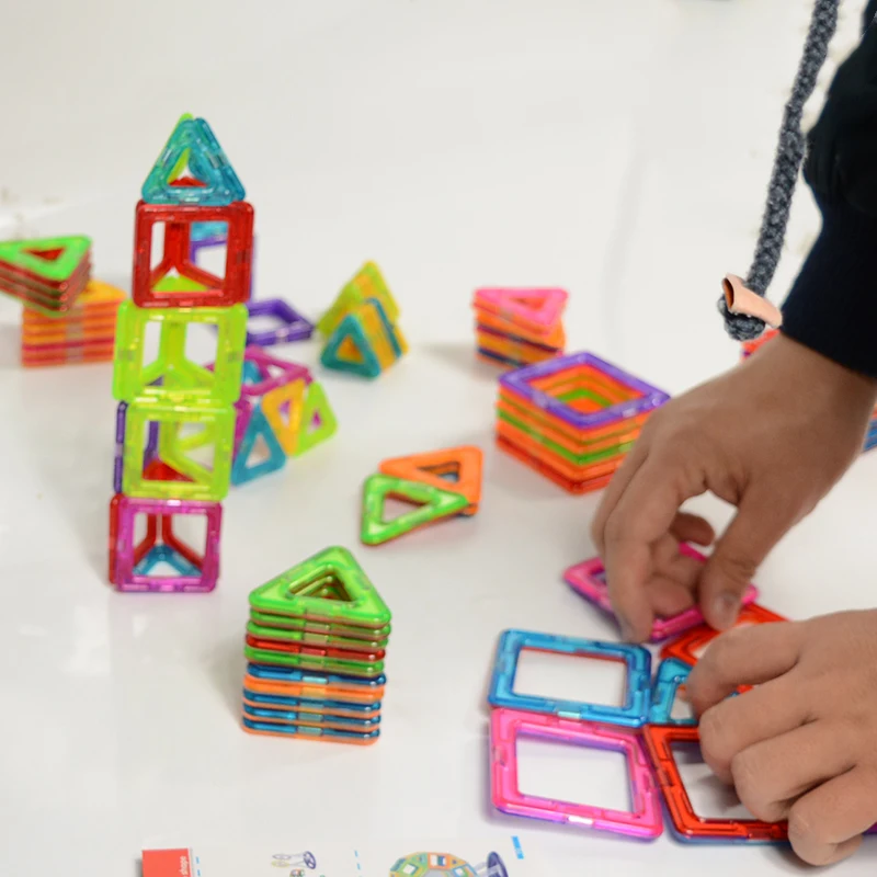 50 pcs Magnetic Constructor DIY Magnetic Blocks Children Toys Educational Blocks Set Funny Magnetic Building Models (1)