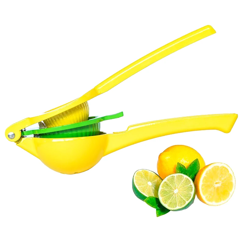 LUCOG ручная соковыжималка для лимонов и фруктов, высококачественная металлическая соковыжималка для лимона и лайма, эмалированные алюминиевые инструменты для лимона