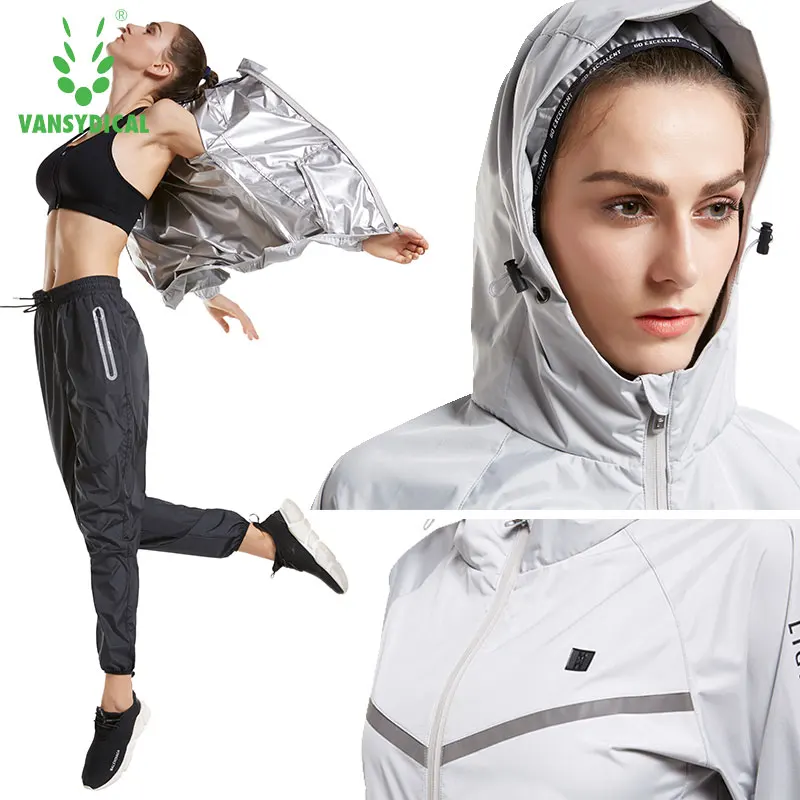 Vansydical Body Building Fitness Sauna Clothes Lose Weight Keep