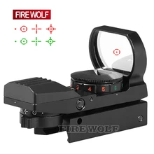 

Hot Sale 20mm / 11mm Tactical Scope Hunting Optics Riflescope Holographic Red Dot Sight Reflex 4 Reticle Hunting Gun Accessories