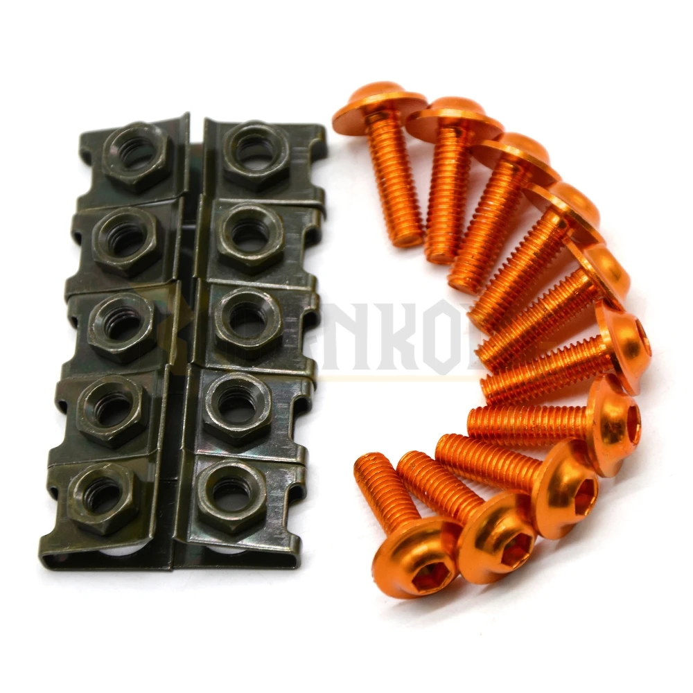 5 шт. болты с ЧПУ для мотоцикла 50 SX Junior/50 Mini/50 Pro Junior LC/50 Senior/500 EXC|motorcycle fairings|for ktmmotorcycle