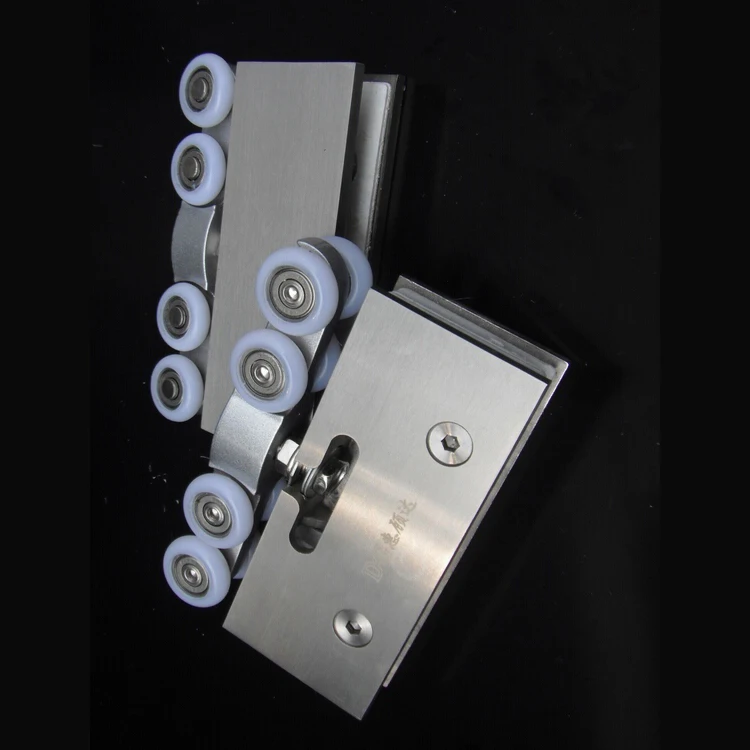 One Pair Adjustable Sliding Glass Door Rollers&Hangers, Hanging Wheels