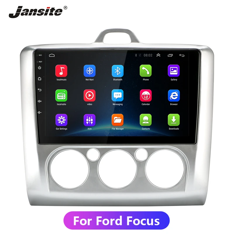 

Jansite 9" Car Multimedia Player for Ford Focus Rear View Camera TPMS touch screen 4G network 1024 * 600 Steering Wheel Control