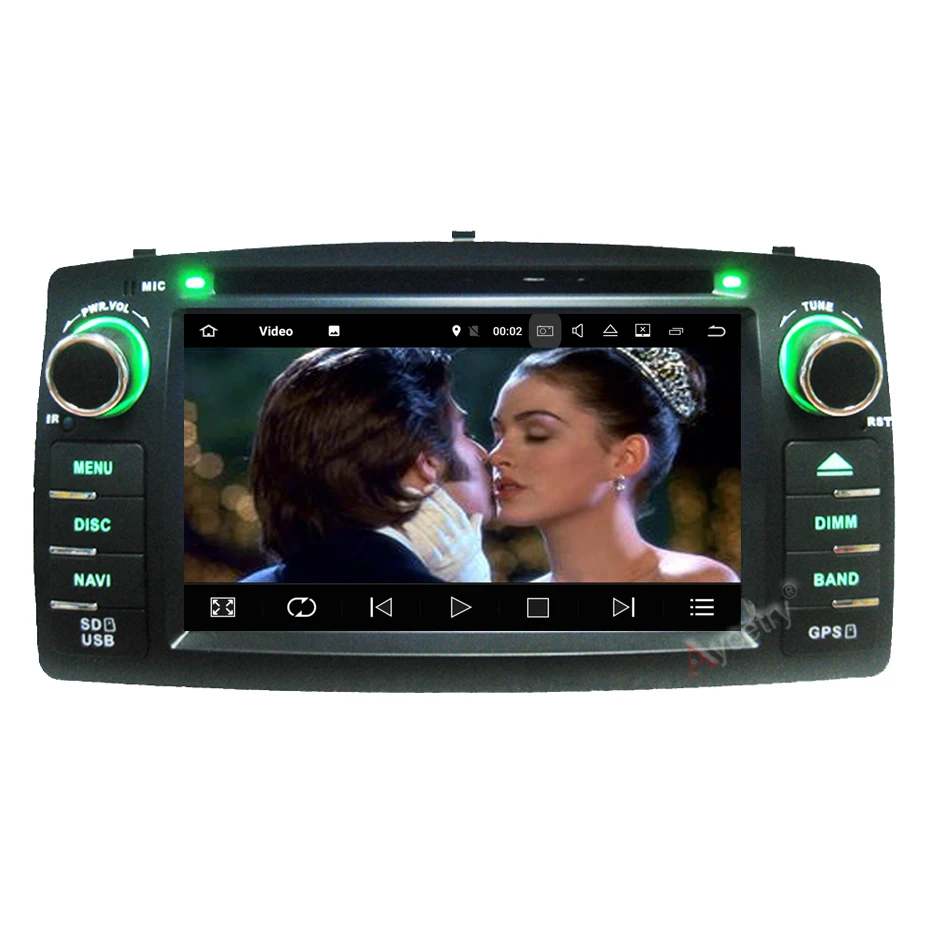 DSP 4G+ 64G 8 core 2 Din android 9,0 автомобильный DVD плеер gps навигация авто для защитные чехлы для сидений, сшитые специально для Toyota Corolla E120 автомобиль радио мультимедиа головы ООН