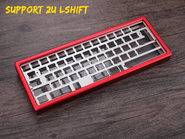 Case de Alumínio Anodizado para Xd60 Personalizado Teclado Acrílico Painéis Difusor Gh60 Xd60 Suporte Rotativo Xd64 60% - Imagem 4