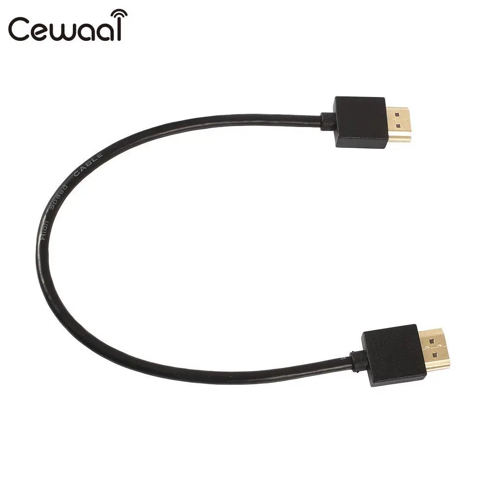 

Cewaal HDMI Cable Male To Male 30cm Projector Display Premium Universal HDMI Adapter Line for PS3