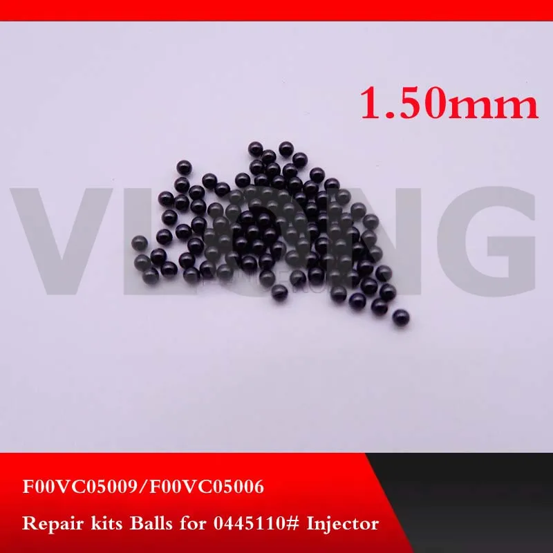 Common Rail керамические шарики F00VC05009 1,5 мм/F00VC05006 ремонтные наборы шары для 0445110# инжектор содержит 50 шт./пакет