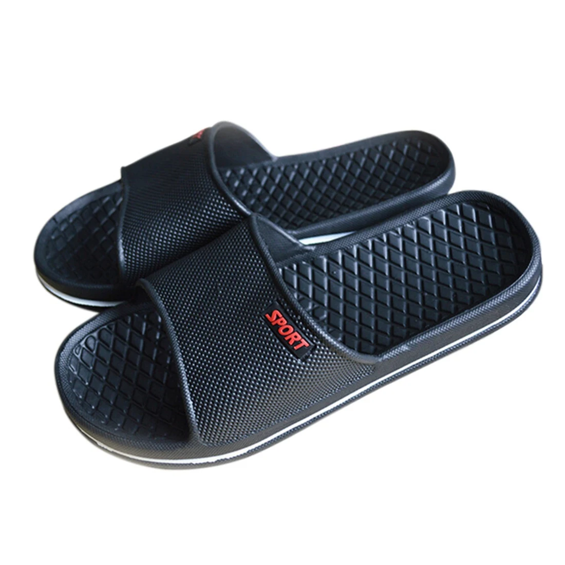 New 2016 EVA Bathroom Antiskid Men Slippers Sandals Summer Male House ...