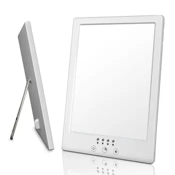 

Free shipping 1 pcs 10000LUX 4 timer setting with memory function LED sad Light Therapy Lamp